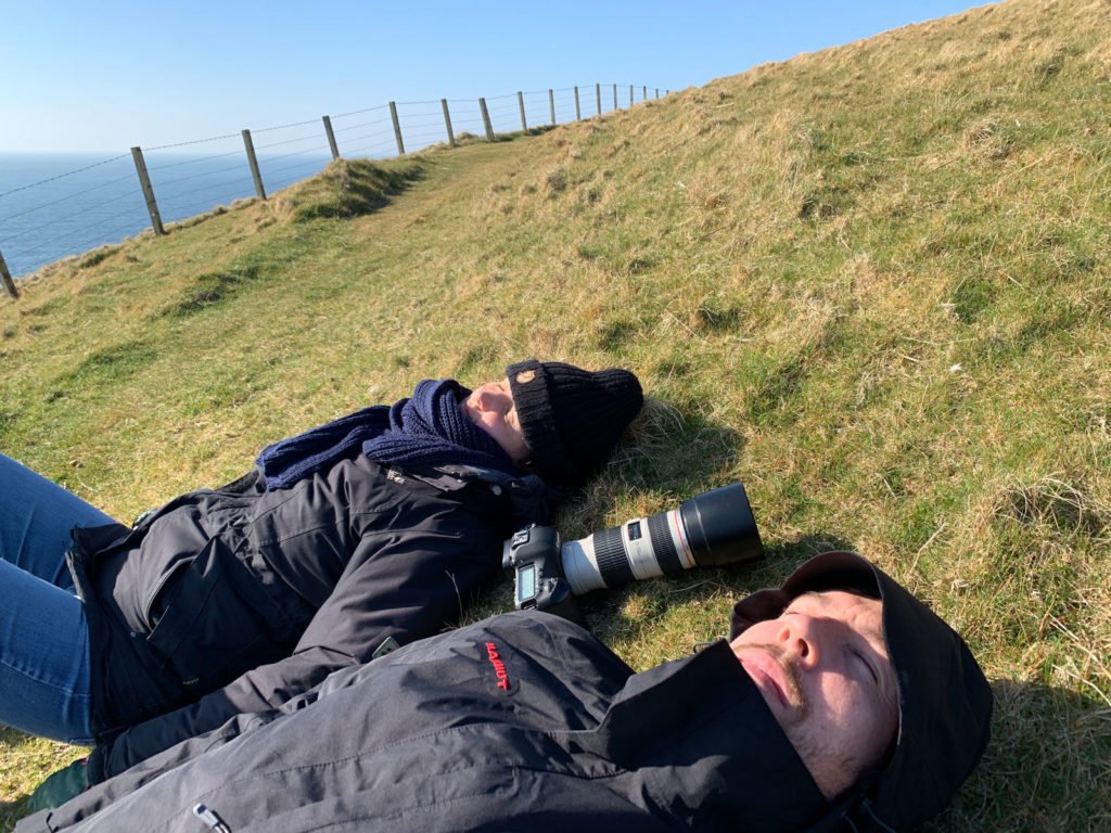 Sonne genießen in Schottland