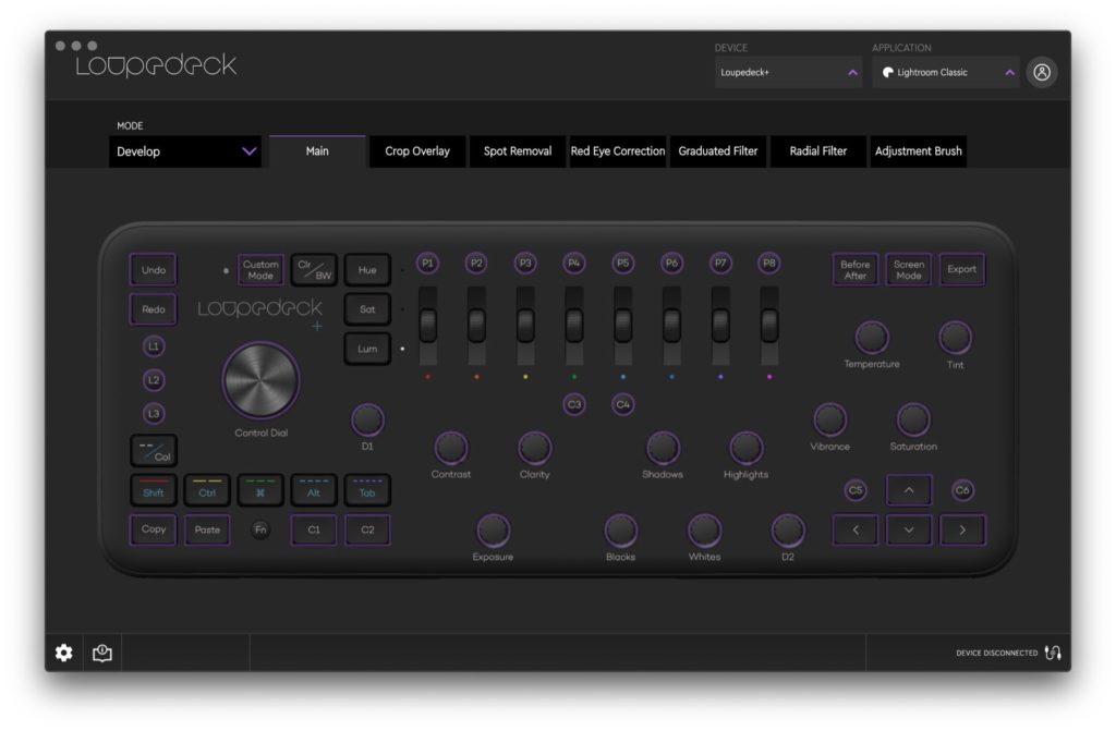Loupedeck+ Software Einrichtung