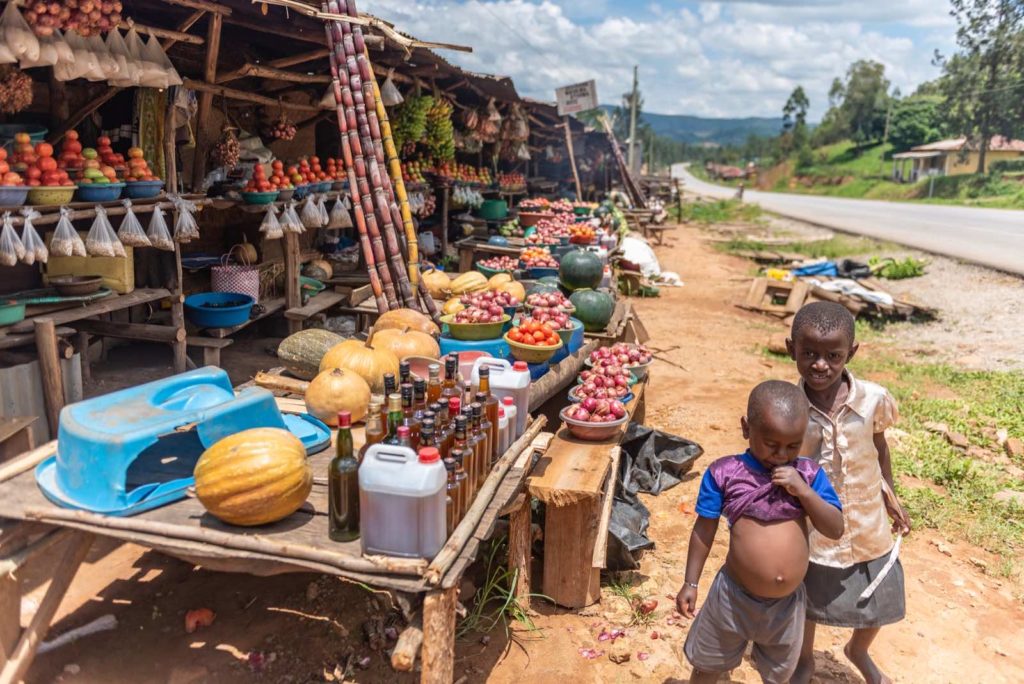 Uganda Essen Märkte
