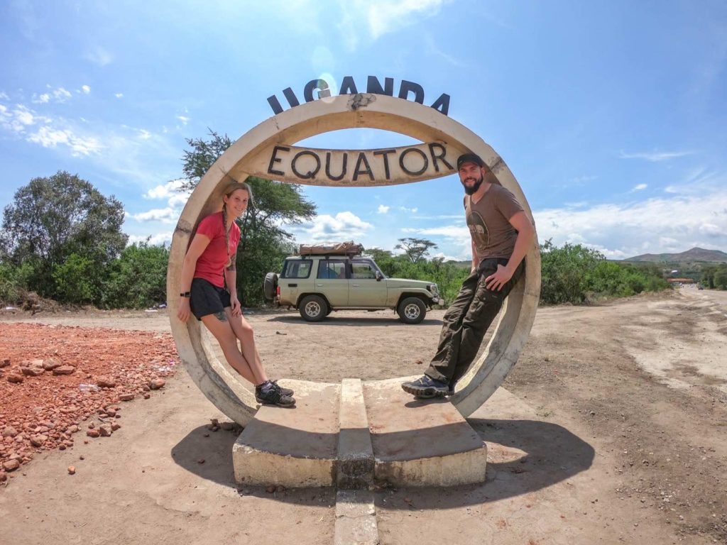 Äquator Überquerung Uganda