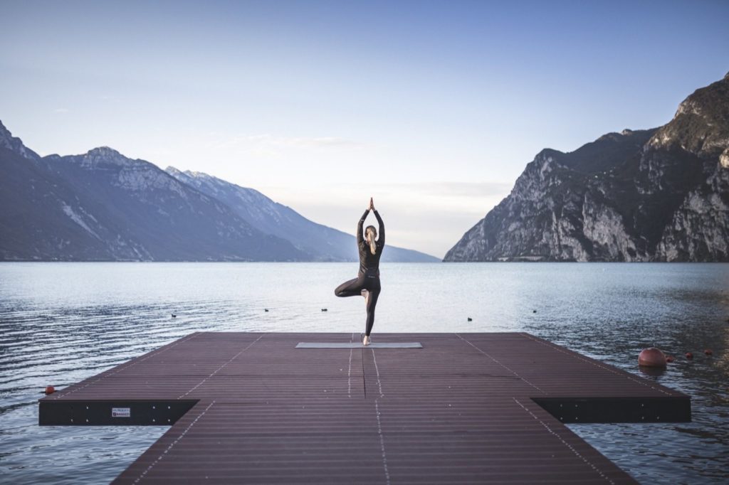 Yoga am Gardasee