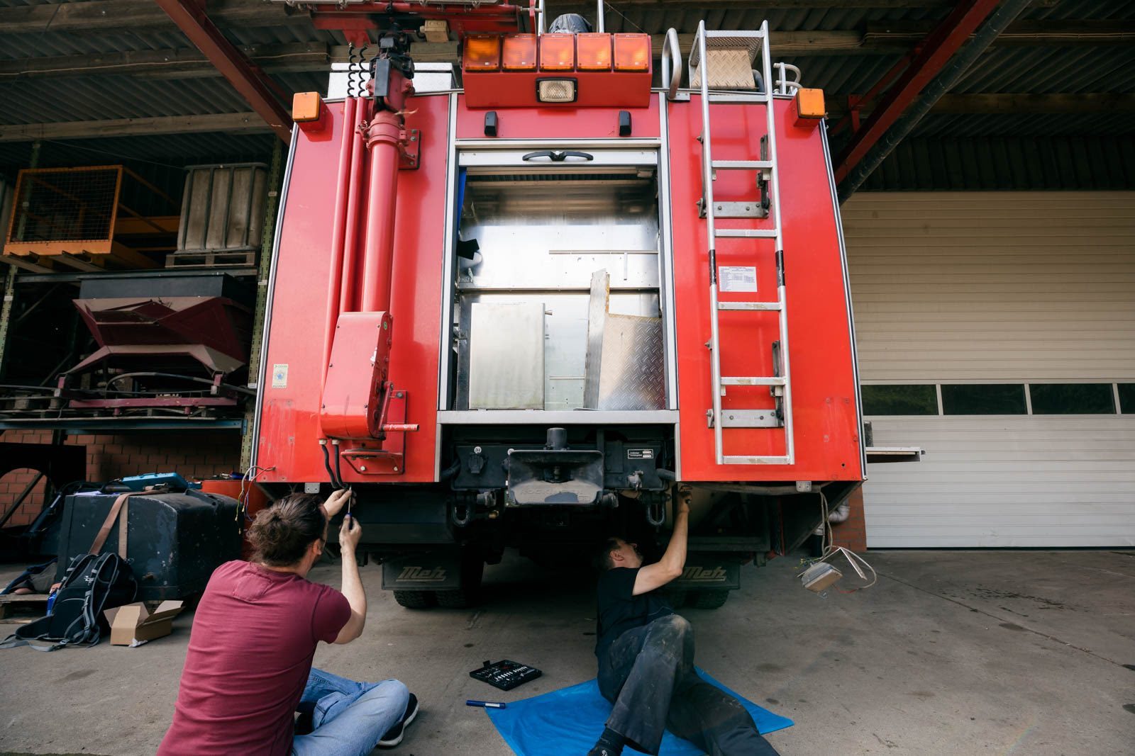 Feuerwehr Rüstwagen Metz wird zu Expeditionsmobil