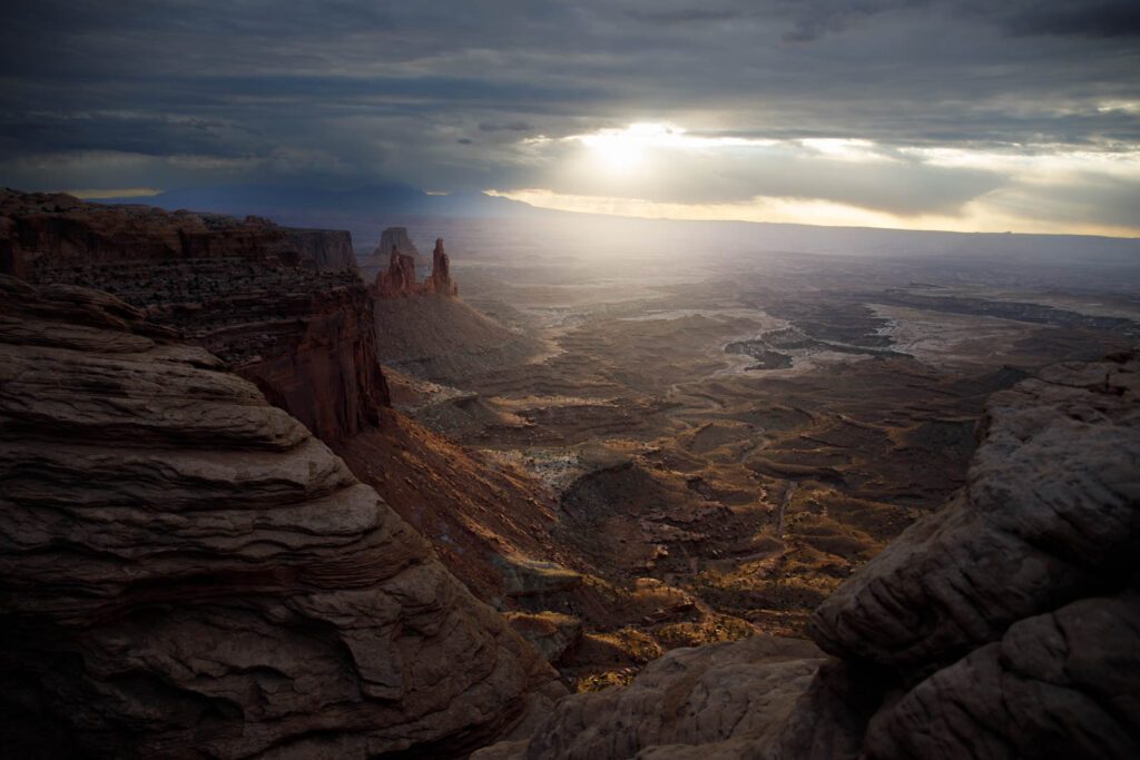 Landschaftsfotografie in den USA, Sonnenaufgang über der Wüste